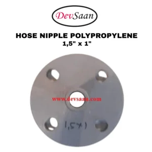 Hose Nipple Polypropylene 1.5" x 1" Flange Standard Universal - 50 x 32 mm