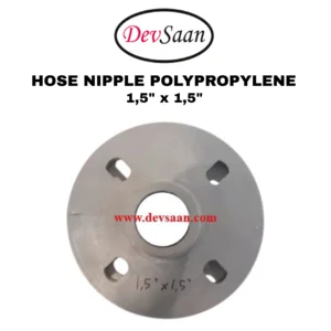 Hose Nipple Polypropylene 1.5" x 1.5" Flange Standard Universal - 50 mm