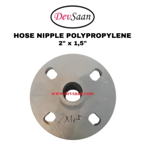 Hose Nipple Polypropylene 2" x 1.5" Flange Standard Universal - 63 x 50 mm