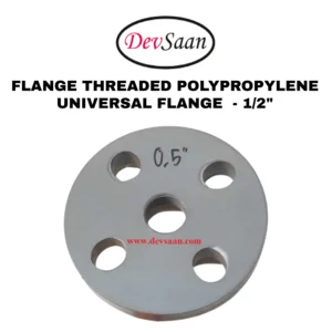 Flange Threaded Polypropylene 1/2" Flange Standard Universal - 20 mm