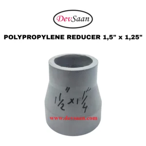 Polypropylene Reducer 1.5" x 1.25" - 50 mm x 40 mm