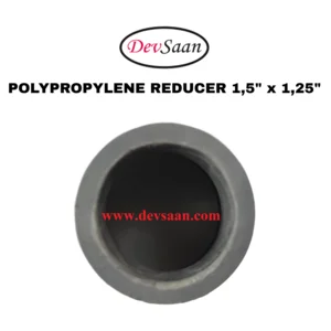 Polypropylene Reducer 1.5" x 1.25" - 50 mm x 40 mm