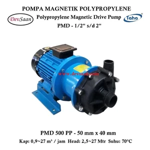 PMD-500 PP (3 PH) - 50 x 40 - 500PP3 - Pompa Magnetik 