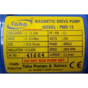 PMD-15 PVDF - 14 x 14 - 15XVD1 - Pompa Magnetic 