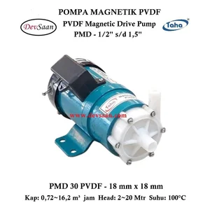 PMD-30 PVDF - 18 x 18 - 30XVD1 - Pompa Magnetic 