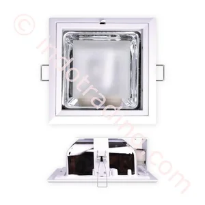 Downlight Horizontal Segi Kaca FAT
