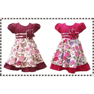 Two Mix Dress Ranstop Bunga cipir 1982