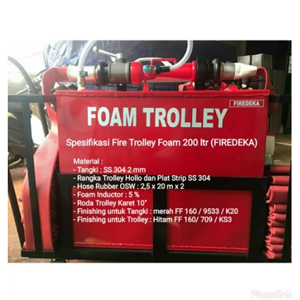 Dari Foam Trollye Firedeka Stainless 200 L 0
