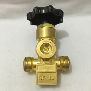 3 Way High Pressure Needle Valve For Medical Gas Installation