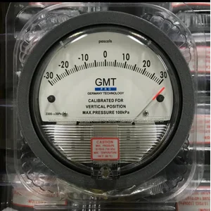 Magnehelic GMT -30 sampai +30 pascal Peralatan Medis