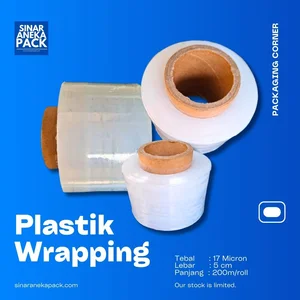 Plastik Wrapping Barang Lebar 5 cm 