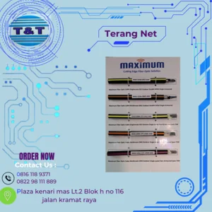 MAXIMUM FIBER OPTIC CABLE 4 CORE SINGLEMODE OS2 OUTDOOR DOUBLE JACKET  SINGLE ARMOURED