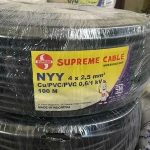 Supreme Kabel NYY 1x300mm Hitam 1 roll