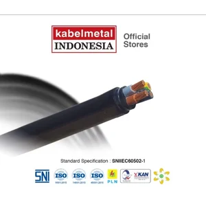 Kabel listrik kabelmetal nyfgby ukuran 4x120 cm