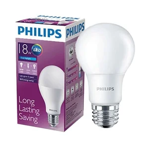 Bolam lampu philips ukuran 18 watt long lasting saving 