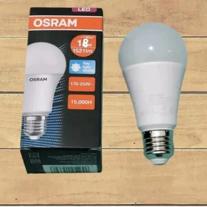 Bolam lampu osram ukuran 18 watt 170 - 250v