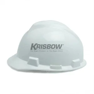 Helm safety risbow putih brim vented original