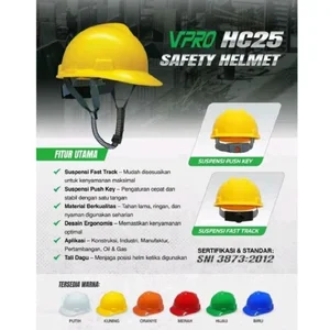 Helm safety vpro hc25 fast track orginal