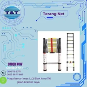 Tangga Teleskopik 6.2 Meter Single