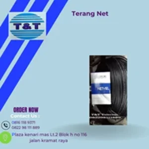 Netviel kabel fiber optik 6 core singlemode outdoor direct buried double jacke