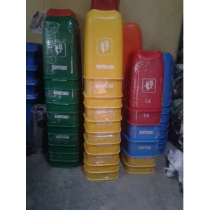 Tong Sampah Bahan Fiberglass & HDPE Plastik Kapasitas 50 Liter Kualitas Premium