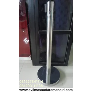 Tiang Antrian Bahan Stainless Kualitas Premium