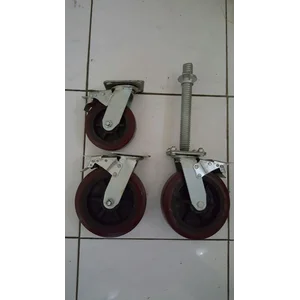 Roda Caster Scaffolding Ukuran 8" Inch