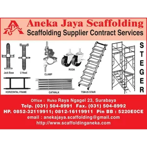 U Head & Jack Base Scaffolding Tinggi 60 Cm