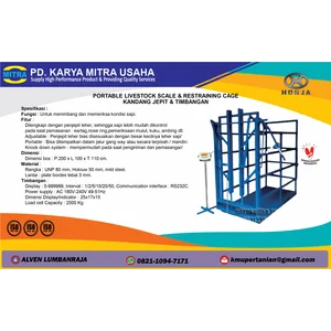 KANDANG JEPIT DAN TIMBANGAN SAPI