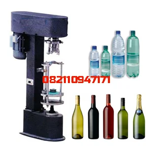 Mesin Penutup Botol Plastik & Alumunium Kapasitas 1200 Botol