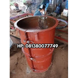 Cetakan Pipa Gorong Gorong Ukuran 60x100 cm - Cetakan Buis Beton Saluran Airce