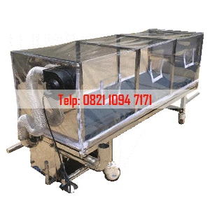 Stainless 60 x 200 Cm Patient Isolation Bed