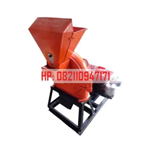 Disc Mill Machine for Grinding Animal Feed Materials 50 Kg Kapasitas Capacity