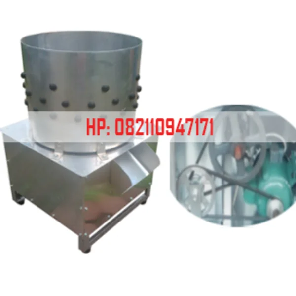 Super Plucker - Mesin Pencabut Bulu Unggas Kap. 8-10 Bird per Proses