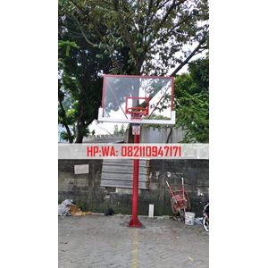 Basketball Hoop Planting Pole Acrylic Bounce Board 15mm Hoop Per 2