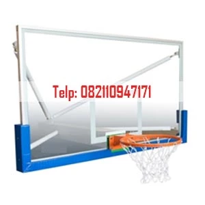 Papan Pantul Basket Akrilik Tebal 20mm. Ring Per 2