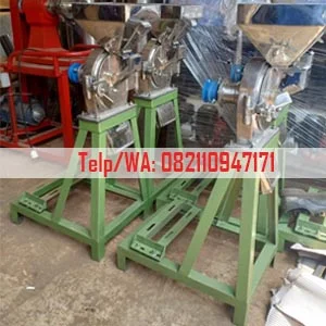 Mesin Penepung Gula Semut (Disk Mill FFC 15) Stainless Steel Tanpa Motor Penggerak