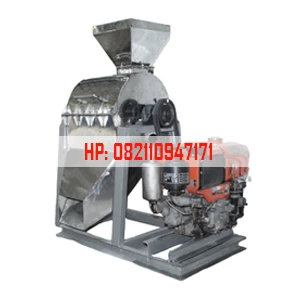 Porang Dry Chip Penepung Machine (Hammer Mill) Stainless Steel Material Type 45 Capacity 250-300 Kg/Hour