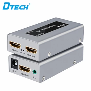 HDMI Extender 50 M with IR dan Loop out + 2 adaptor DT-7009CI