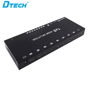 HDMI Splitter 4K Versi 2 - 1x8 + adaptor DT-6548