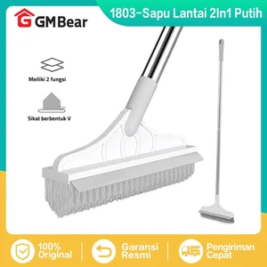 Sikat Lantai Dinding Kamar Mandi (2 in 1) 1803 -Sikat WC Wiper