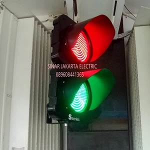 Lampu Traffic 20cm Merah Hijau S Series