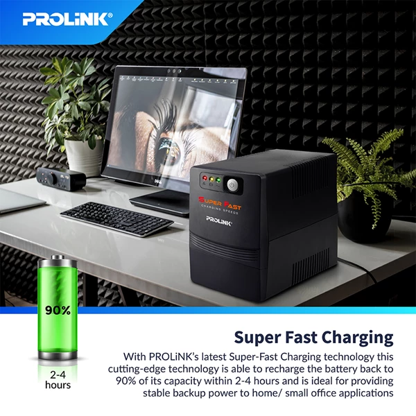 Ups Prolink Pro700sfcu Super Fast Charging Line Interactive 650Va