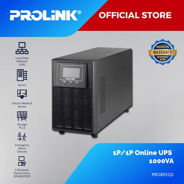 Ups Online Prolink Pro801qs Master Ii Series (1P/1P) 1000Va