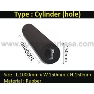 Rubber Fender Loading Dock Bumper Cylinder