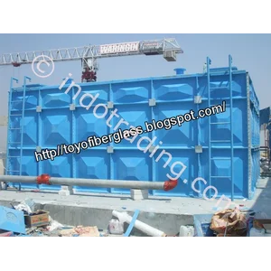 Tangki Air Panel Fiberglass  Kapasitas 1000 Liter