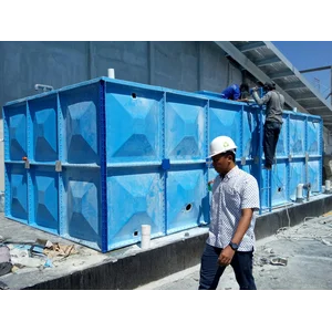 Tangki Air Panel Fiberglass  Kapasitas 1000 Liter