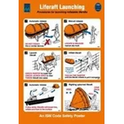 Safety Sign poster liferaft launching 1