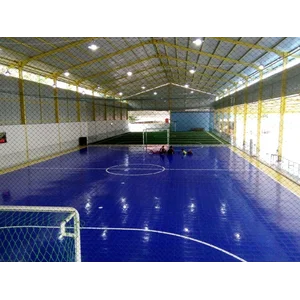 Lantai Plastik Lapangan Futsal Interlock Ukuran 25x25cm