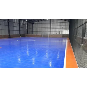 Lantai Plastik Lapangan Futsal Interlock Ukuran 25x25cm